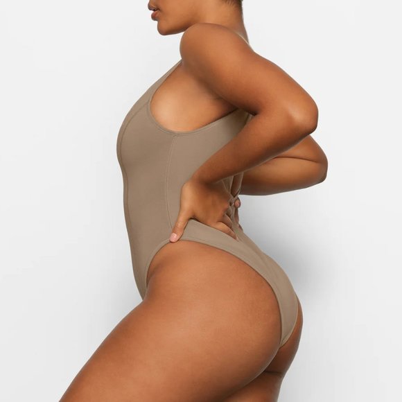 SKIMS Taupe One Piece Swimsuit - Picture 6 of 8